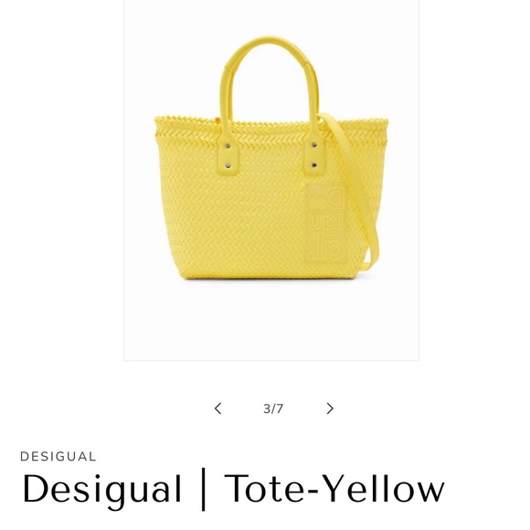 Desigual Sunny Yellow Tote - Picture 2 of 10
